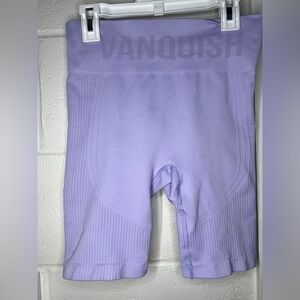 Vanquish Purple high rise shorts size S